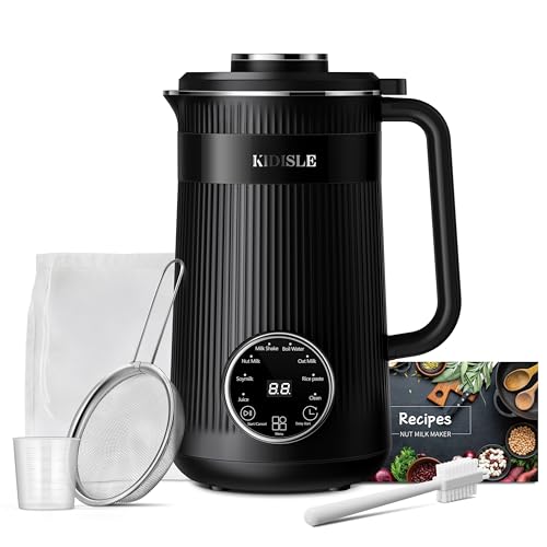 KIDISLE 32oz Automatic Nut Milk Maker Machine, Self-Cleaning & Delay Start
