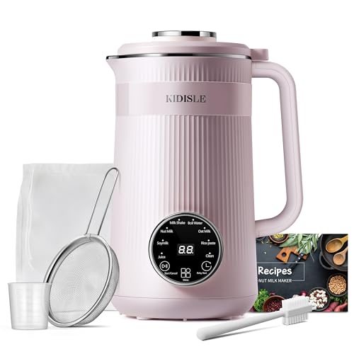 KIDISLE 8 in 1 Nut Milk Maker Machine, 32oz Self-Cleaning Automatic Blender